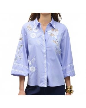 Figue Elaine Top - Blue
