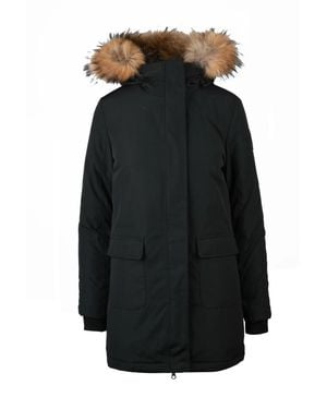 Bomboogie Fitted Polyester-Blend Parka - Black