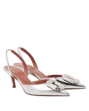 AMINA MUADDI Camelia 60 Slingback Pumps - Pink