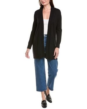 Hannah Rose Relaxed Cashmere-Blend Duster - Black