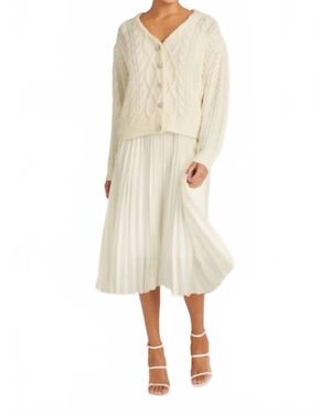 Cinq À Sept Amandine Midi Dress - Natural