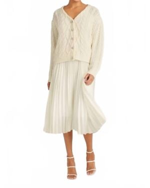 Cinq À Sept Amandine Midi Dress - Natural