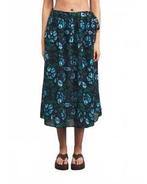 Ulla Johnson Suri Sarong Coverup - Blue