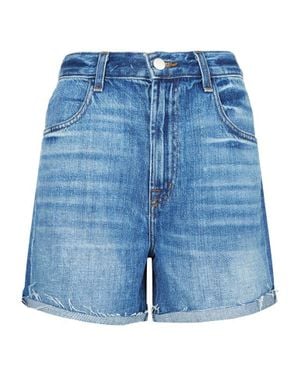 J Brand Joan High Rise Short - Blue