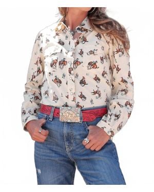 Cruel Girl The Cody Long Sleeve Top - Blue