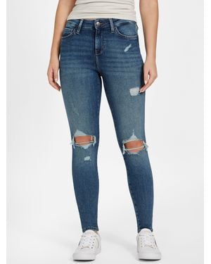 Guess Eco Joyceline Mid-Rise Skinny Jeans - Blue