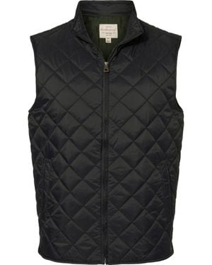 Weatherproof Vintage Diamond Quilted Vest - Black