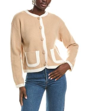 ANNA KAY Blanca Cashmere-Blend Cardigan - Blue