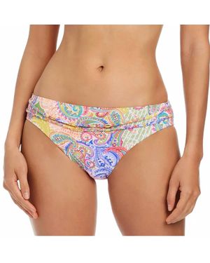 Bleu Rod Beattie La Vida Bohemia Sarong Hipster Bikini Bottom - Blue