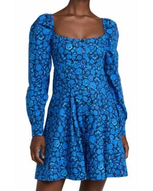 De Loreta Pique Dress - Blue