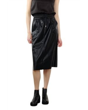 Zero Degrees Celsius Vegan Leather Skirt - Black