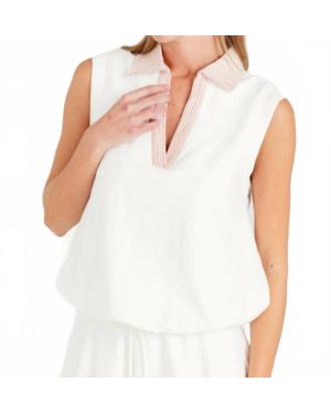 Sundays Julia Sleeveless Top - White