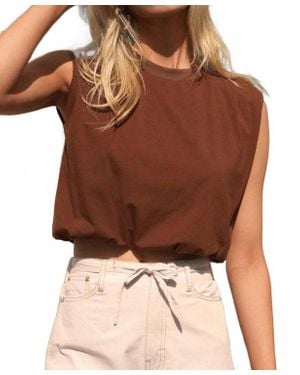 Greylin Eardley Bubble Top - Brown