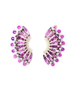 Main & Exchange Fan Girl Earrings - Pink