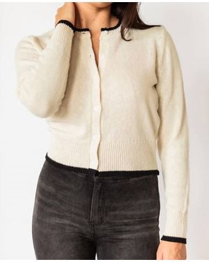 falcon park Emily Cardigan - Natural