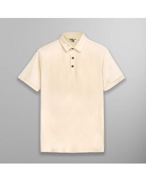 Members Only Oversized Polo Shirt - Natural