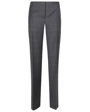 IRO Cayana Checked Wool Pants - Gray