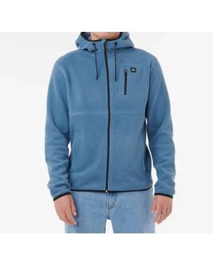 Rip Curl Departed Polar Fleece Zip Jacket - Blue