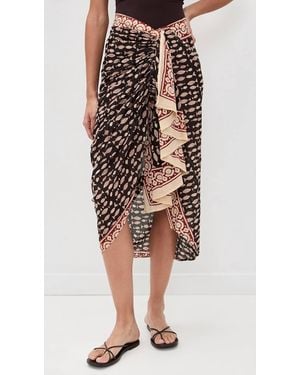 Guadalupe Greta Pareo Skirt - Multicolor