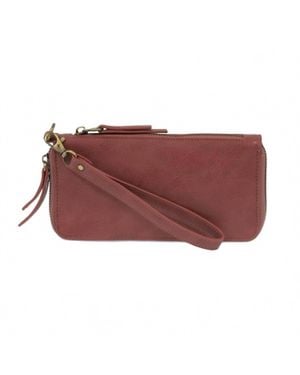 Joy Susan Chloe Zip Wallet - Red
