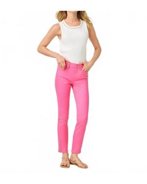 Lilly Pulitzer South Ocean High Rise Jeans - Pink