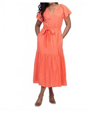 Xirena Joy Midi Dress - Red