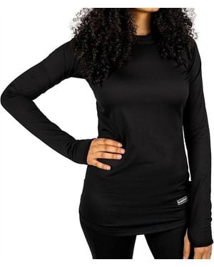 BlackStrap Cloudchaser Crew Top - Black