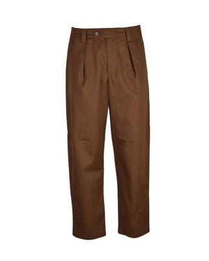 A.P.C. A. P.C. High-Waisted Pants - Brown