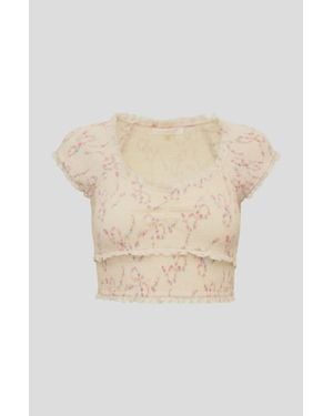 LoveShackFancy Cambron Top - Natural