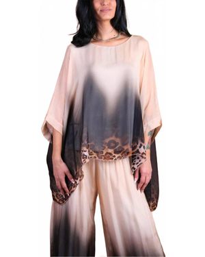 Gigi Moda Seta Savanna Kaftan Top - White