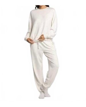 Thread & Supply Belle Long Sleeve Pajama Set - White