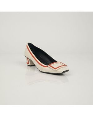 Roger Vivier Bibi Lou Bell Pumps - White