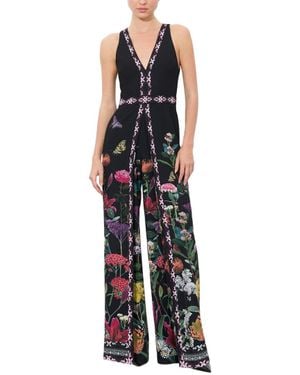 Alice + Olivia Alice + Olivia Audrie Jumpsuit - Blue