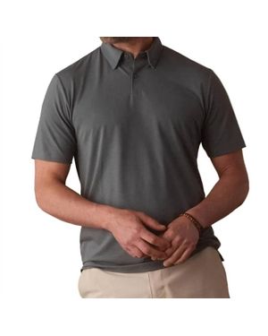 The Normal Brand Stretch Performance Polo Shirt - Gray
