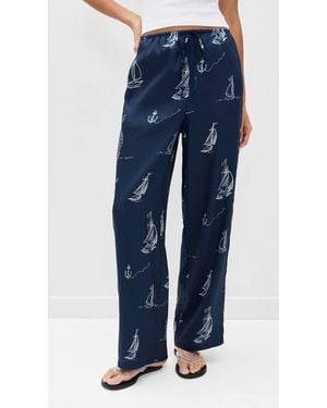 Rails Damani Pull On Straight Leg Pants - Blue