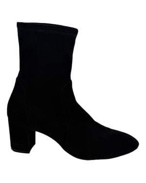 Stuart Weitzman Yuliana Heeled Ankle Boots - Black