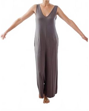 YALEA Kylee Buttersoft Bamboo Sleeveless Sweater - Purple