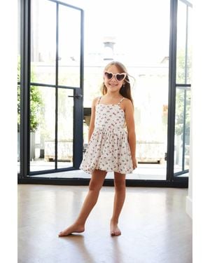 Theme Satin Ballet Dress - White