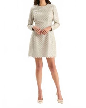 tyler boe Jacquelyn Pearl Overlay Dress - Natural