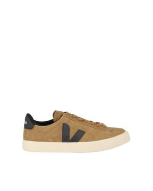 Veja Campo Tent Pierre Suede Low-Top Sneakers - Brown