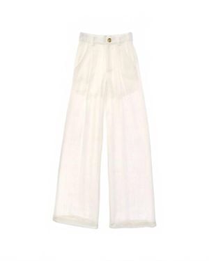 Vintage Havana Kids' Wide Leg Pant - White