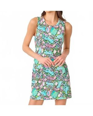 Lilly Pulitzer Luxletic Mela Active Mini Dress - Blue