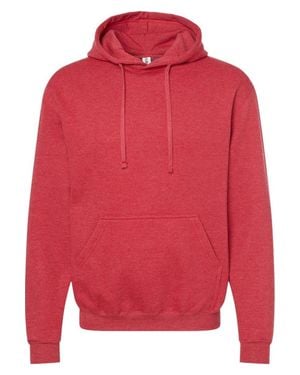 Tultex Fleece Hooded Sweatshirt - Red