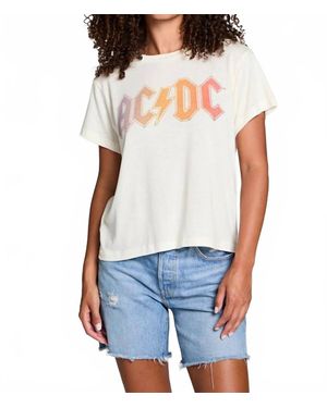 Chaser Brand Ac/Dc 1979 Tour Gradient Tee Top - Blue