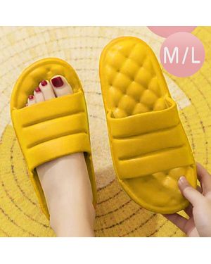 Fashnzfab Solid Soft Sole Slippers - Yellow
