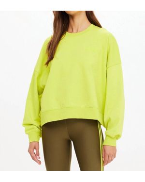 The Upside Paloma Crew Sweatshirt Top - Yellow