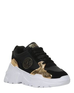 Versace Jeans Couture V-Emblem Speedtrack Sneakers - Black