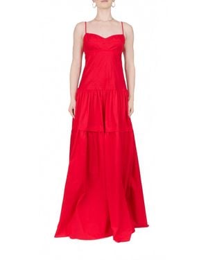 Anna October Yulitta Maxi Dress - Red