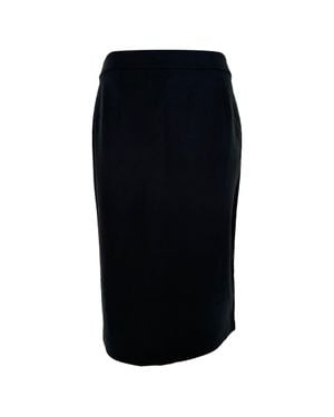 Giorgio Armani Emporio Armani Pencil Midi Skirt - Black