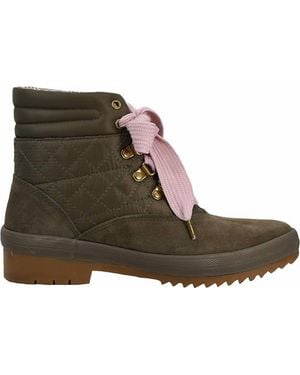 Keds Camp Suede Quilted Nylon Boot - Green